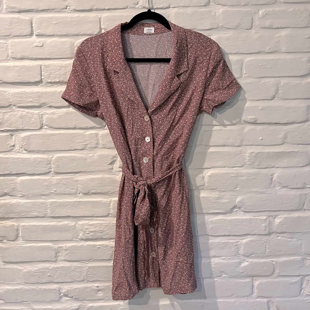Aritzia Wilfred Wrap Floral Dress